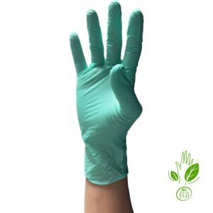 Biodegradable Nitrile Gloves,Green,4mil